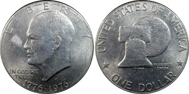 1976-D $1 Type 2 N1