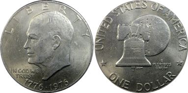1976 $1 Type 2 N1