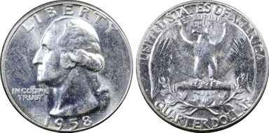 1958 25C MS62