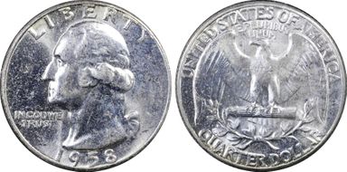 1958 25C MS62