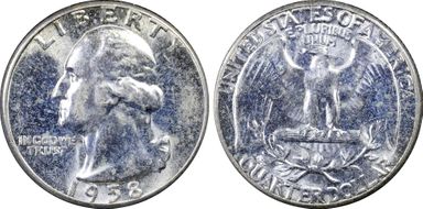 1958 25C MS62