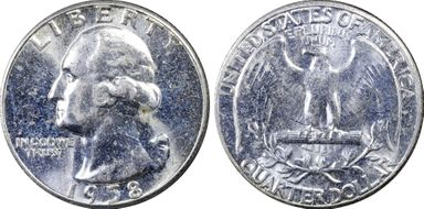 1958 25C MS62