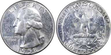 1958 25C MS63