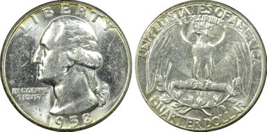 1958 25C MS62