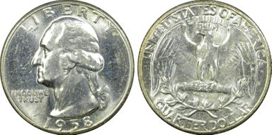 1958 25C MS63