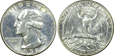 1958 25C MS63