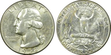 1958 25C MS62