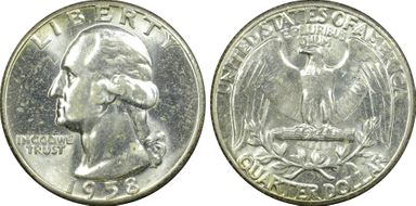 1958 25C MS62