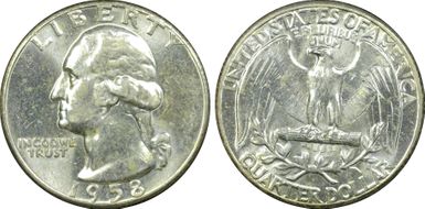 1958 25C MS62