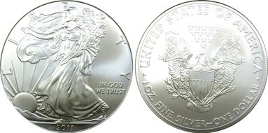 2011 $1 Silver Eagle 25th Anniversary Set First Strike MS69