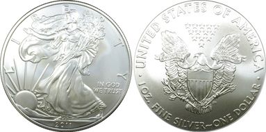 2011 $1 Silver Eagle 25th Anniversary Set First Strike MS69