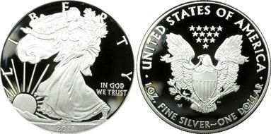 2011-W $1 Silver Eagle 25th Anniversary Set First Strike PR69DCAM
