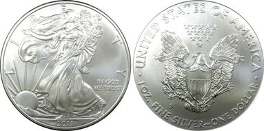 2011-S $1 Silver Eagle 25th Anniversary Set First Strike MS69
