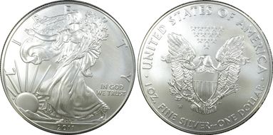 2011-W $1 Burnished Silver Eagle 25th Anniversary Set First Strike SP70