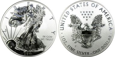 2011-P $1 Silver Eagle Rev PR 25th Anniversary Set First Strike PR69