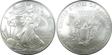 2011-W $1 Burnished Silver Eagle 25th Anniversary Set First Strike SP69