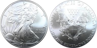 2011 $1 Silver Eagle 25th Anniversary Set First Strike MS68