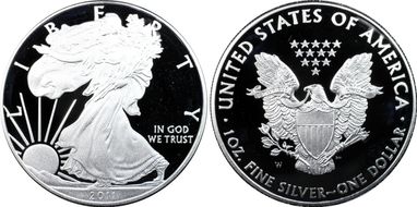 2011-W $1 Silver Eagle 25th Anniversary Set First Strike PR68DCAM