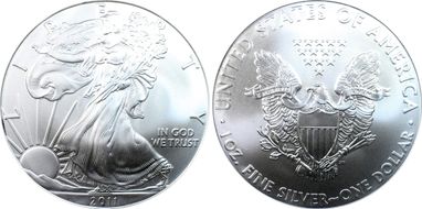 2011 $1 Silver Eagle 25th Anniversary Set First Strike MS69