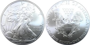 2011 $1 Silver Eagle 25th Anniversary Set First Strike MS69