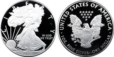 2011-W $1 Silver Eagle 25th Anniversary Set First Strike PR69DCAM