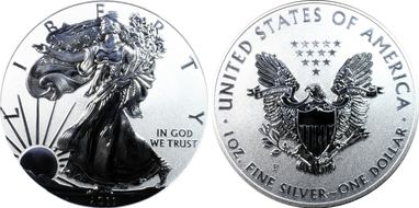 2011-P $1 Silver Eagle Rev PR 25th Anniversary Set First Strike PR69