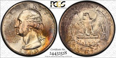 1940 25C MS67