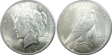 1922 $1 AU55