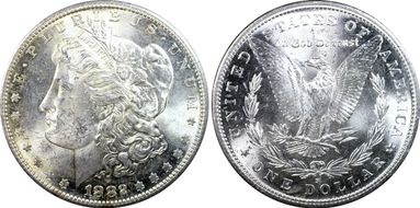 1882-S $1 MS63