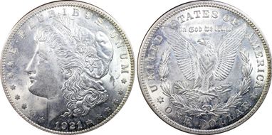 1921 $1 Morgan N1