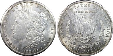 1889-S $1 AU55