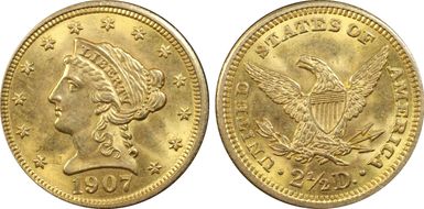 1907 $2.50 MS64
