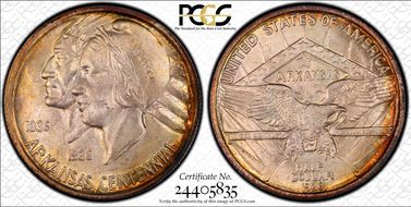 1936 50C Arkansas MS66