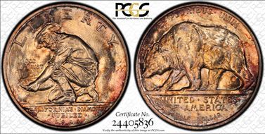 1925-S 50C California MS66