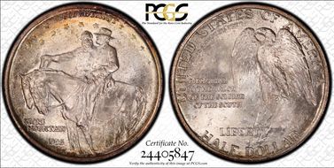 1925 50C Stone Mountain MS66