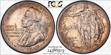 1928 50C Hawaiian MS64