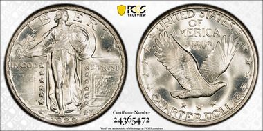 1929 25C MS66+ FH