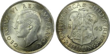 1943 2 Shil MS63