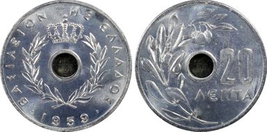 1959 20 Lep KM-79 MS66+