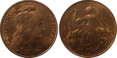 1907 5C Gad-165 F-119 MS66RD