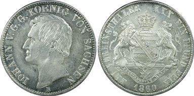 1860-B Thaler KM-1210 D-893 MS62