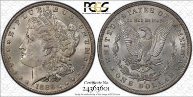 1886-O $1 MS63