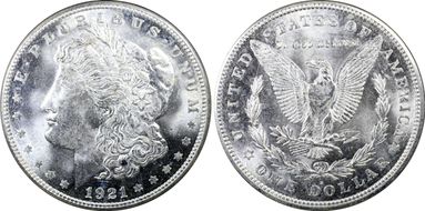 1921-S $1 MS65+