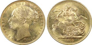 1875-M Sov St. George S-3857 MS63