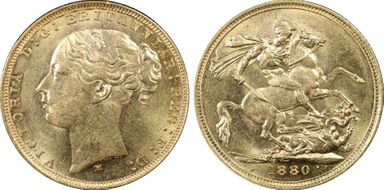 1880-M Sov St. George MS62