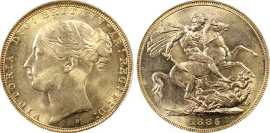 1885-S Sov S-3858E St. George MS63