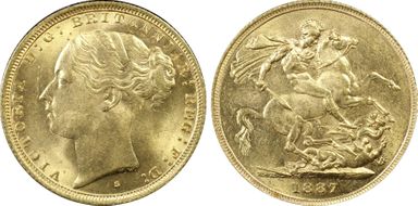 1887-S Sov S-3858E St. George MS63