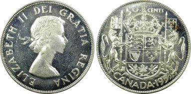 1953 50C SD No Strap MS63