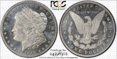 1890 $1 MS64DMPL