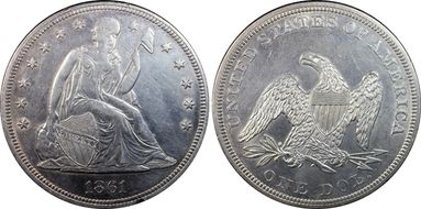 1861 $1 N1